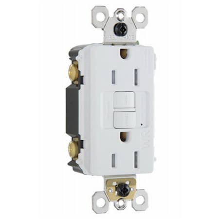 Nextgen 1597TRWRWCC4 15A Self Testing Tamper Resistant & Weather Resistant GFCI ReceptacleWhite NE579664